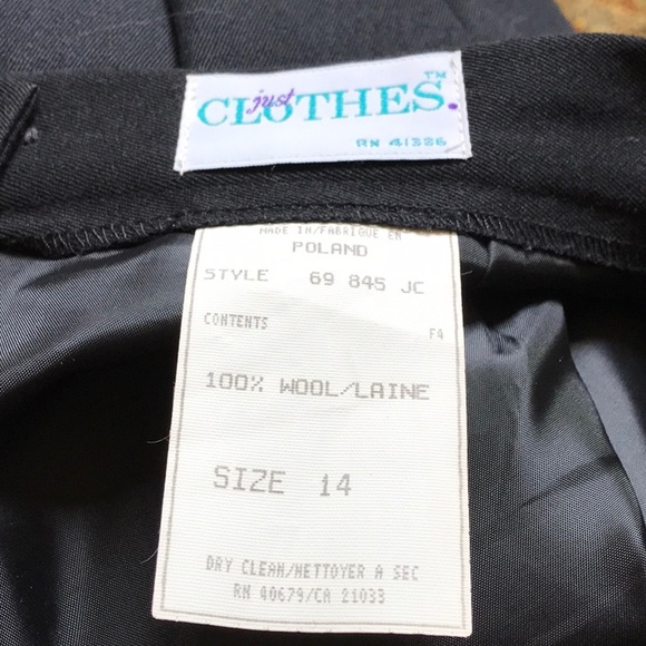 Dressy Black skirt size 14 - Picture 7 of 7